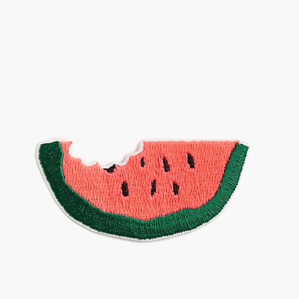 NWT J.Crew iron-on Watermelon Critter patch Crewcuts fruit fun summer DIY #G3665